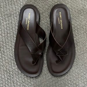 Kurt Geiger Mens Leather Sandals